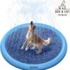 ISARA Hondenzwembad Maat XL – Honden Sproeier – Koelmat Voor Honden – Koelmat Hond – Nieuw Zomerspeelgoed 2023 – Verkoeling Hond – Zomer – Watersproeier – Hondenbad Kunststof – Badje Voor Honden – Hondendouche – Speelmat – TikTok – 165 Cm -Hondenbenodigdheden Winkel 1160x1200