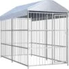 Medina Hondenkennel Voor Buiten Met Dak 300x150x200 Cm -Hondenbenodigdheden Winkel 1193x1200