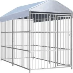Medina Hondenkennel Voor Buiten Met Dak 300x150x200 Cm