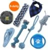 RoiPets® Honden Speelgoed Set Geschikt Voor Puppy’s T/m Middelgrote Honden – Hondenspeeltjes – 8 Stuks – Honden Speelgoed Intelligentie – Voedingsbal – Honden Knuffel – Honden Bandana -Hondenbenodigdheden Winkel 1200x1198