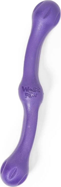 West Paw Zwig Zogoflex Echo – Flexibele Werpstok Voor Honden – Ideaal Voor Trekspel – Blijft Drijven – 35 Cm – Paars