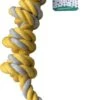 BoDutch Flostouw Hond – Hondenspeelgoed – Trektouw Hond – Hondentouw – Flostouw Hond – 60 Cm – Apporteerspeelgoed – Geel/Grijs -Hondenbenodigdheden Winkel 439x1200