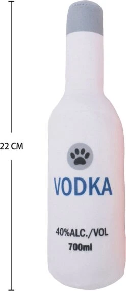 Vodka Fun: Interactief Piepend Honden/kattenspeelgoed Voor Schone Tanden En Bijtvast Plezier!