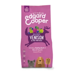 Edgard & Cooper Edgard&Cooper Delicious Venison Adult Hert&Eend&Appel – Hondenvoer – 12 Kg Graanvrij