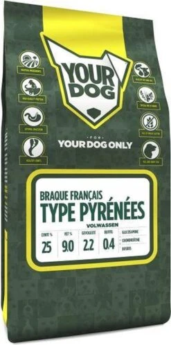 Yourdog Braque FranÇais Type PyrÉnÉes Volwassen (3 KG)