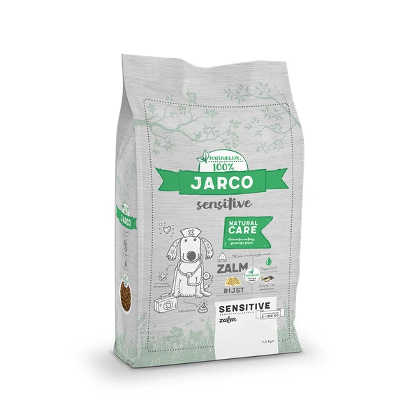 Jarco Dog Sensitive Natural Care Zalm – Hondenvoer – 12.5 Kg 3 Jarco Dog Sensitive Natural Care Zalm – Hondenvoer – 12.5 Kg