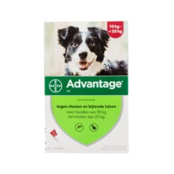 Advantage Hond -Hondenbenodigdheden Winkel advantage 250 hond 10 25kg 4 x 25 ml 64160 2000 none 1