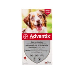 Advantix -Hondenbenodigdheden Winkel advantix 2501250 10 tot 25 kg 6 pipetten 65622 2000 none