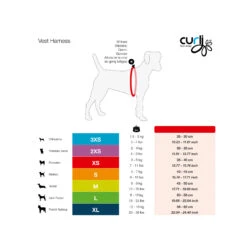 Curli Vest Harness Merino -Hondenbenodigdheden Winkel curli vest harness merino black 175267 2000 none