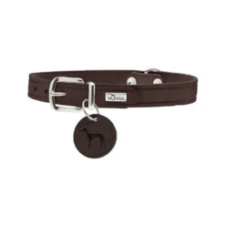 Hunter Halsband Aalborg -Hondenbenodigdheden Winkel hunter halsband aalborg donkerbruin 42 cm 106210 1000 none